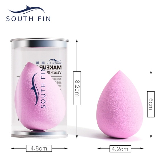 Water Droplet Shaped Foundation Blending Sponge - Picture 3 of 3